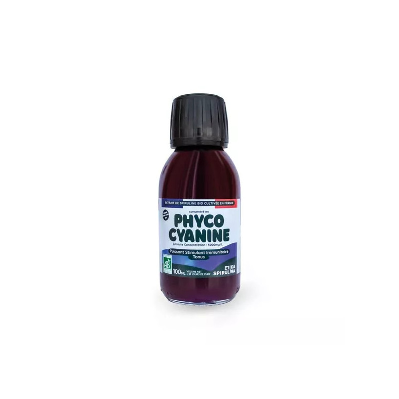Phycocyanine 100 ml – La Potion Magique de Vitalité | Etika Spirulina Phycocyanine 100 ml – La Potion Magique de Vitalité | Etika Spirulina