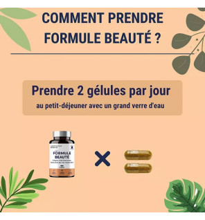 Formule Beauté – Cheveux, Peau & Ongles avec Collagène, Acide Hyaluronique & Biotine | Complément Naturel | Laboratoires Enova