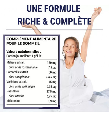 Formule Nuit – Mélatonine & Plantes Relaxantes