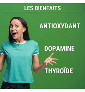 L-Tyrosine – Dopamine & Antioxydant Peau | Énergie Mentale & Concentration | Laboratoires Enova