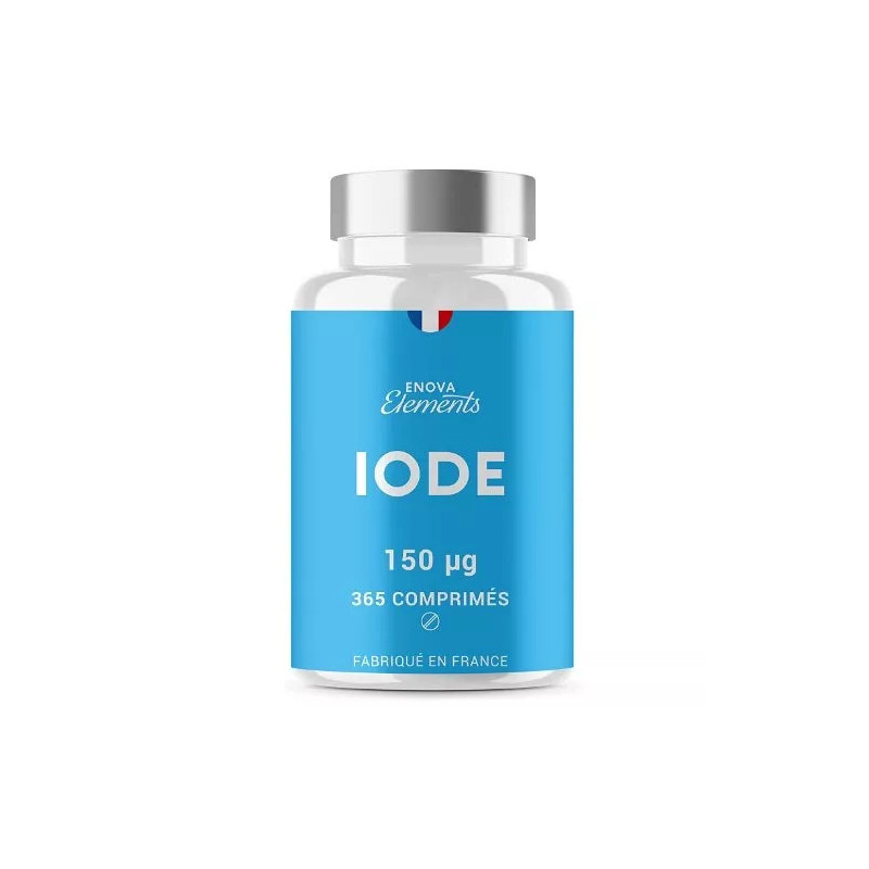 Iode 150 mcg - 365 comprimés - Laboratoires Enova - Soutien Thyroïdien Iode 150 mcg - 365 comprimés - Laboratoires Enova - Soutien Thyroïdien