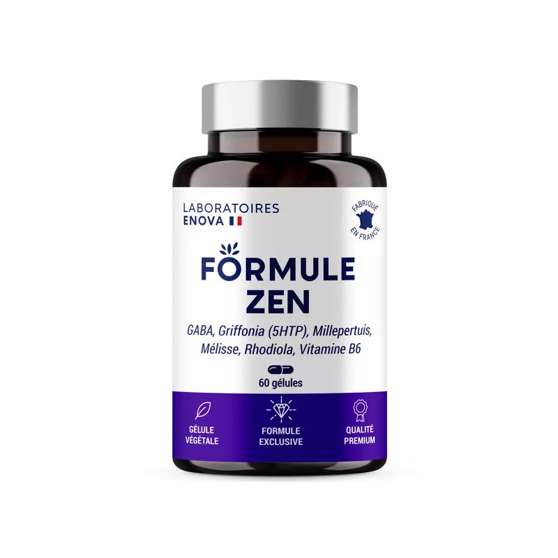 Formule Zen - 60 gélules - Laboratoires Enova - Anti-Stress & Relaxation Formule Zen - 60 gélules - Laboratoires Enova - Anti-Stress & Relaxation