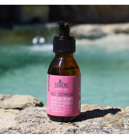 Huile Corps Bio Souplesse La Réconfortante - 100 ml - Bohème Cosmétique pour une peau nourrie et apaisée