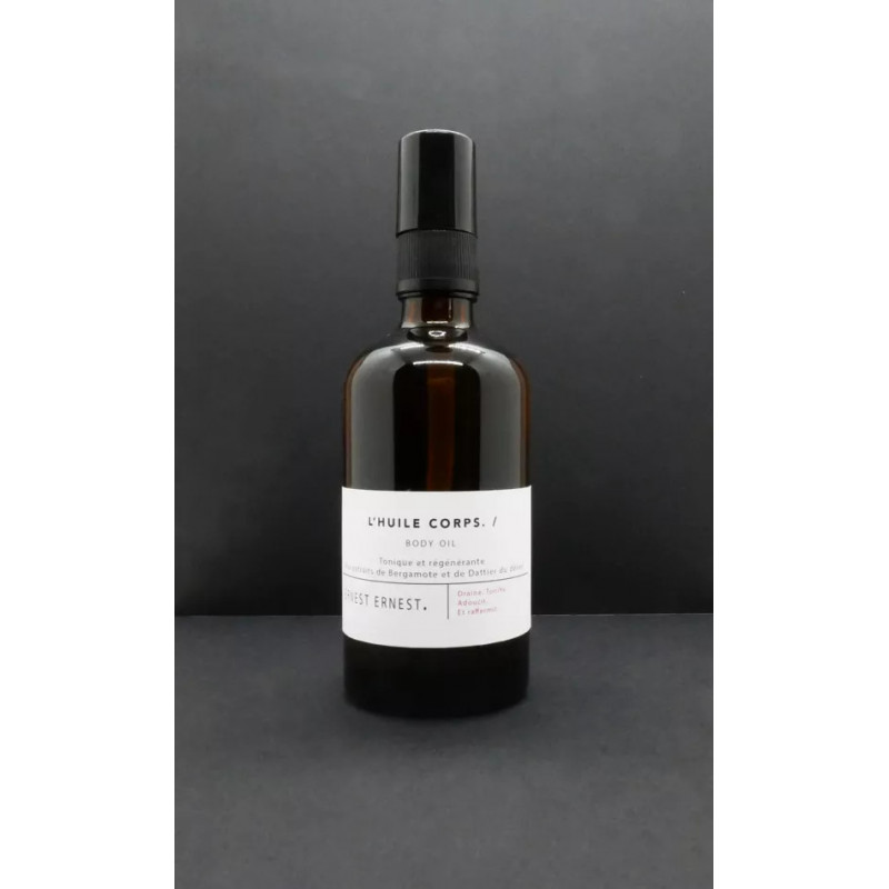 Huile Corps Tonique et Régénérante - 100 ml - Ernest Ernest - Vitalité & Hydratation Huile Corps Tonique et Régénérante - 100 ml - Ernest Ernest - Vitalité & Hydratation