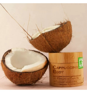 Cappuccino Body - Exfoliant Corps Antioxydant - 150 ml - Le Caracoli pour une peau lisse et tonifiée