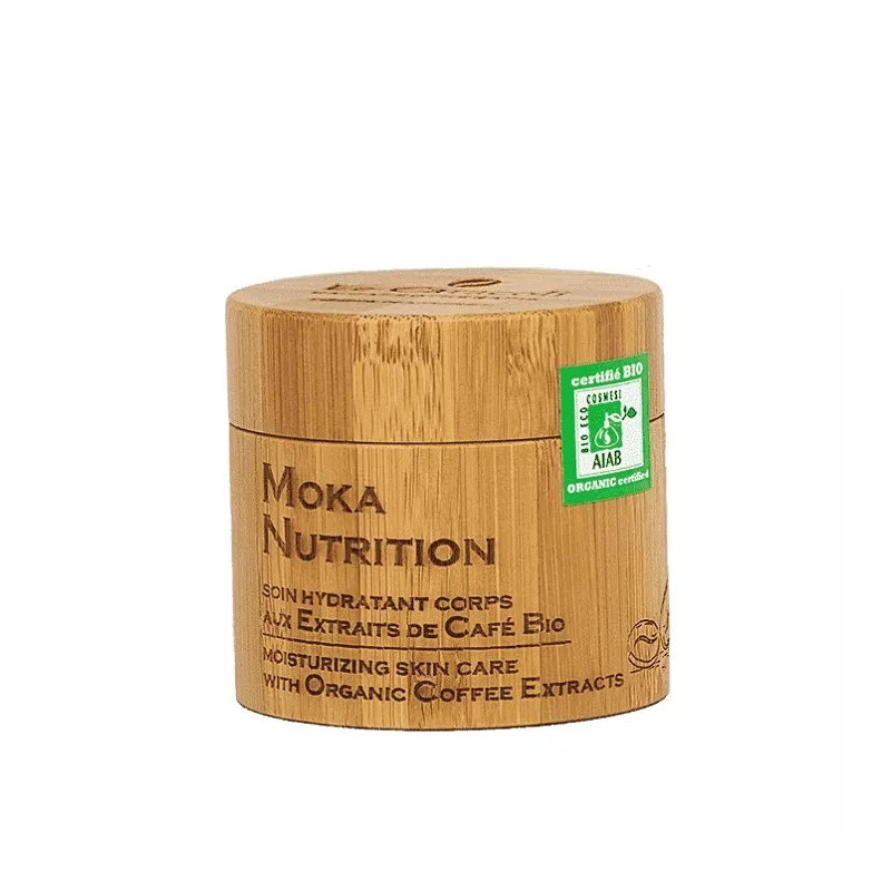 Moka Nutrition - Soin Hydratant Corps aux Extraits de Café Bio - 150 ml - Le Caracoli Moka Nutrition - Soin Hydratant Corps aux Extraits de Café Bio - 150 ml - Le Caracoli