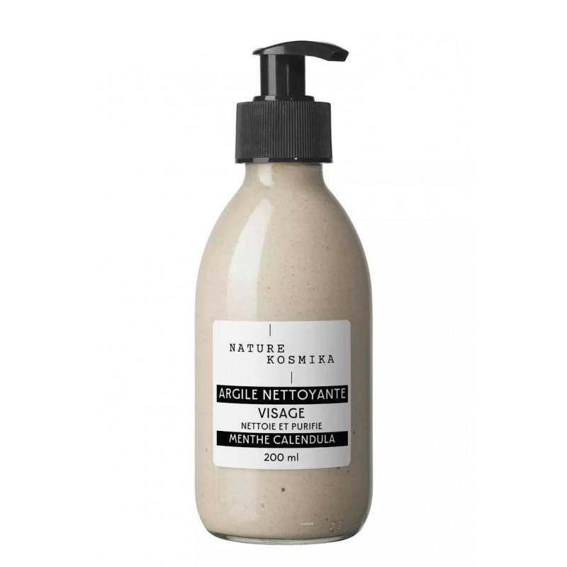 Argile Nettoyante Visage Menthe & Calendula – Purification Douce & Éclat Naturel
