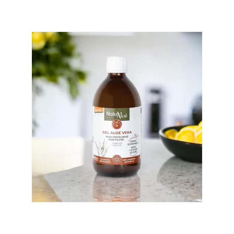 Gel d'Aloé Vera Bio NaturAloé Gel d'Aloé Vera Bio NaturAloé