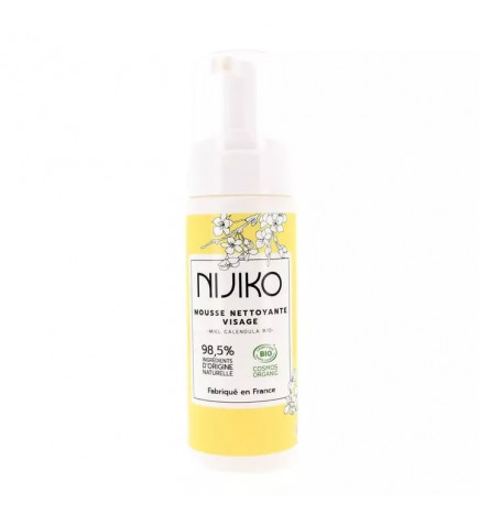 Mousse Nettoyante Visage Bio Peau Sensible – nettoyant ultra doux et apaisant pour une peau respectée au quotidien
