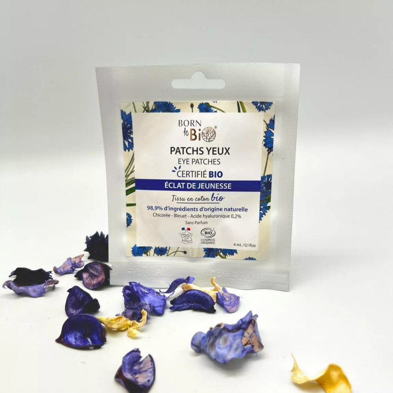 Patchs yeux Éclat de Jeunesse en coton - Certifiés Bio Patchs yeux Éclat de Jeunesse en coton - Certifiés Bio