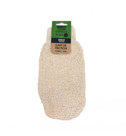 Gant Spa en jute et coton – exfoliation naturelle et revitalisante